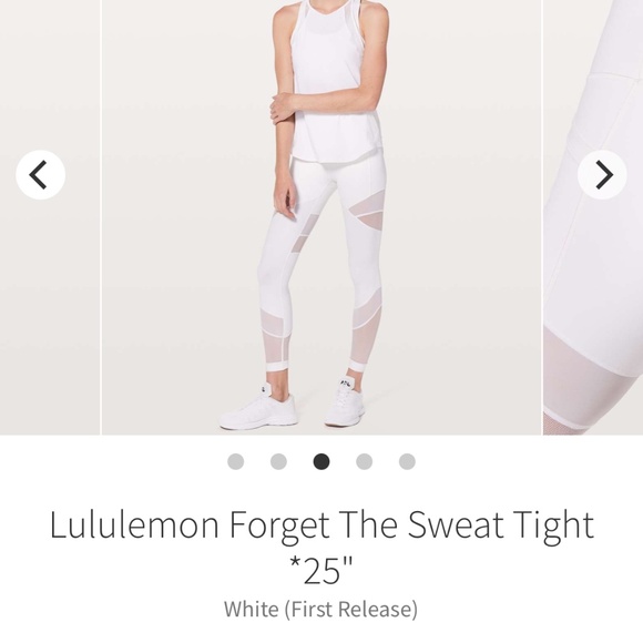 Lululemon Forget The Sweat Crop 25" - Picture 3 of 13